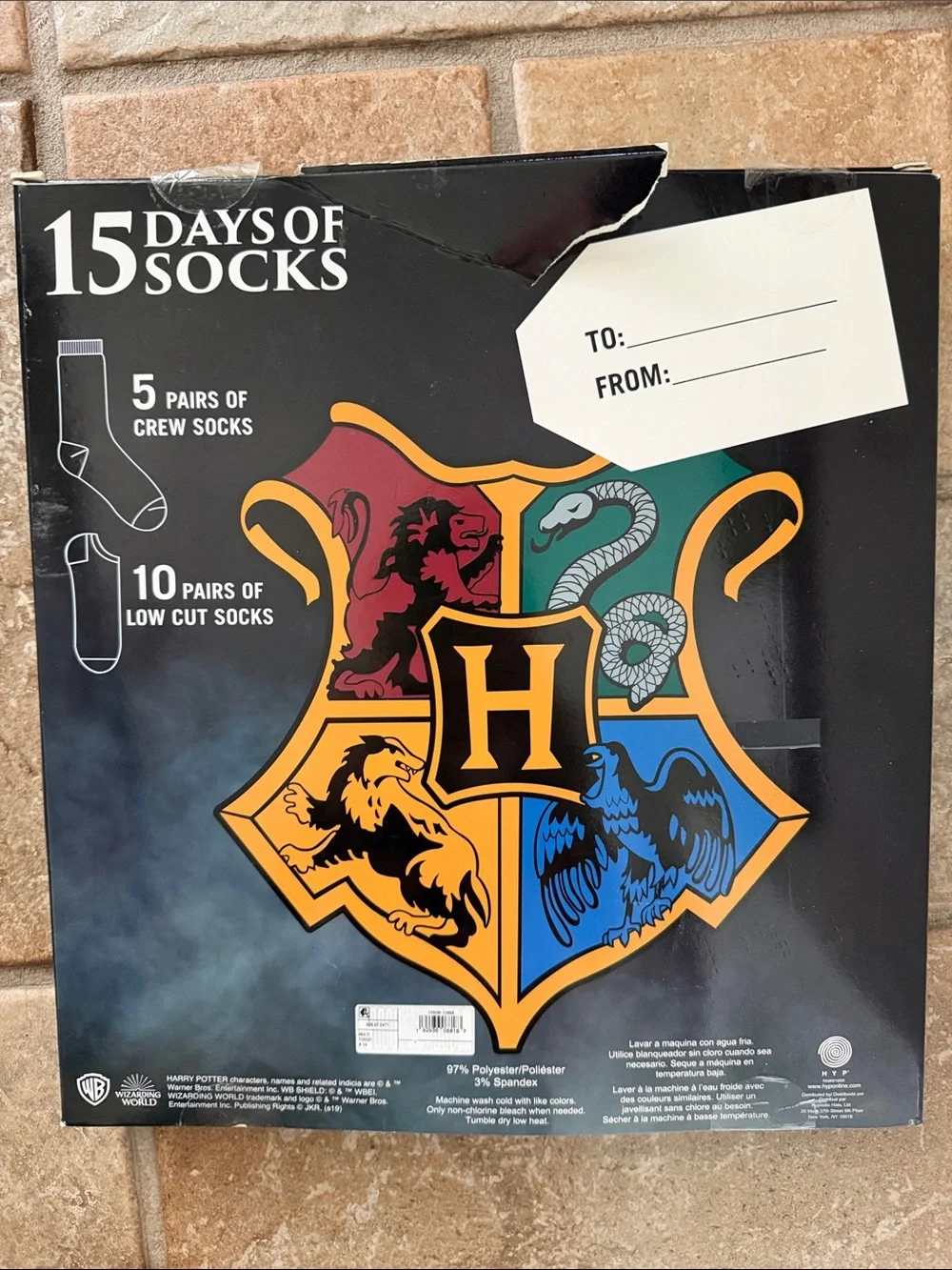 Warner Bros. Harry Potter Women's Sock Gift Box - Multi-Color Assortment